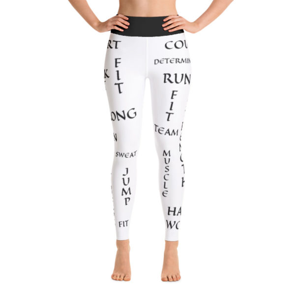 Affirmations Capri Leggings, Yoga pants - Image 6