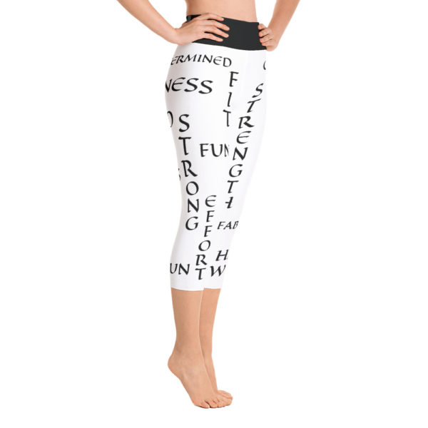 Affirmations Capri Leggings, Yoga pants - Image 2