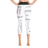 Affirmations Capri Leggings, Yoga pants - Image 4
