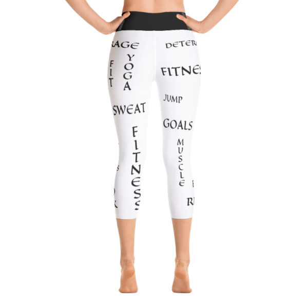 Affirmations Capri Leggings, Yoga pants - Image 4