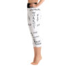Affirmations Capri Leggings, Yoga pants - Image 3