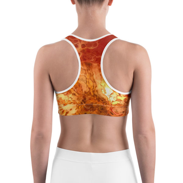 Autumn Colors Sports bra, workout bra - Image 4