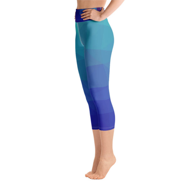 The Blues Capri Leggings, Yoga Pants - Image 6