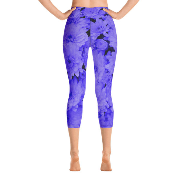 Purple Passion Capri Leggings, Yoga Pants - Image 8