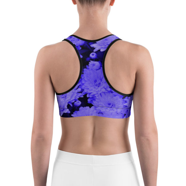 Purple Passion Sports Bra, Workout Bra - Image 4