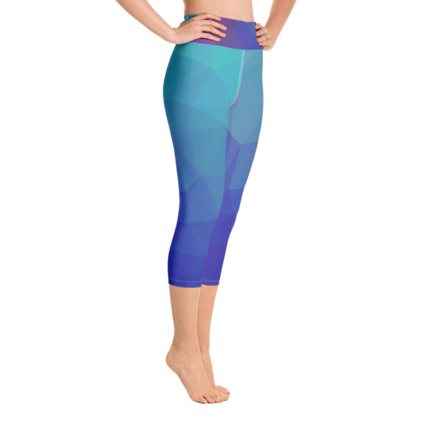 The Blues Capri Leggings, Yoga Pants - Image 7