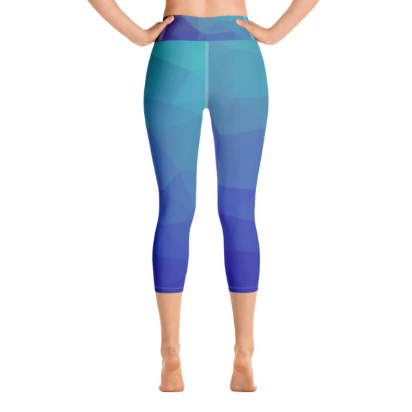 The Blues Capri Leggings, Yoga Pants - Image 8