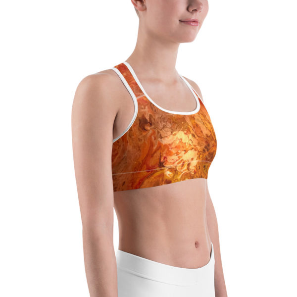 Autumn Colors Sports bra, workout bra - Image 3