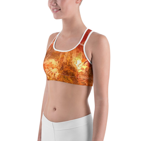 Autumn Colors Sports bra, workout bra - Image 2