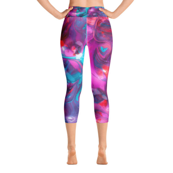 Color Me Beautiful Capri Leggings, Yoga Pants - Image 8