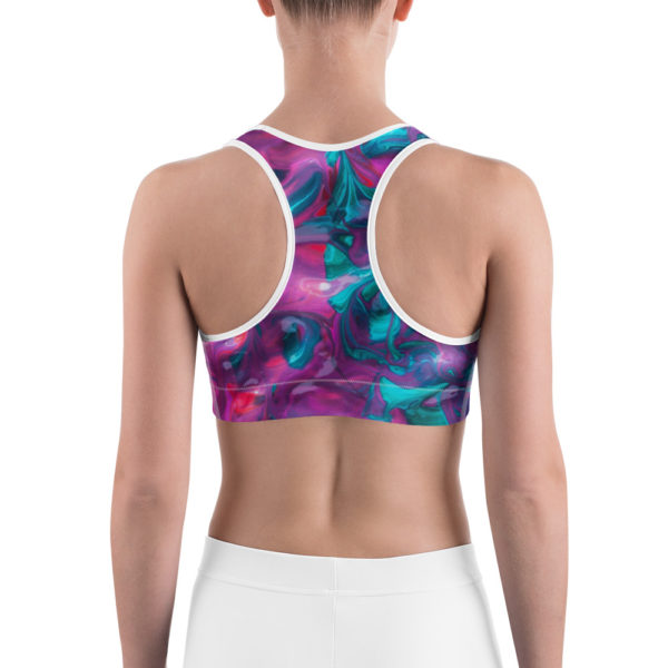 Color Me Beautiful Sports Bra, Workout Bra - Image 4