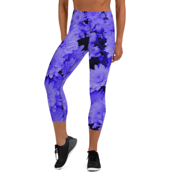 Purple Passion Capri Leggings, Yoga Pants - Image 5