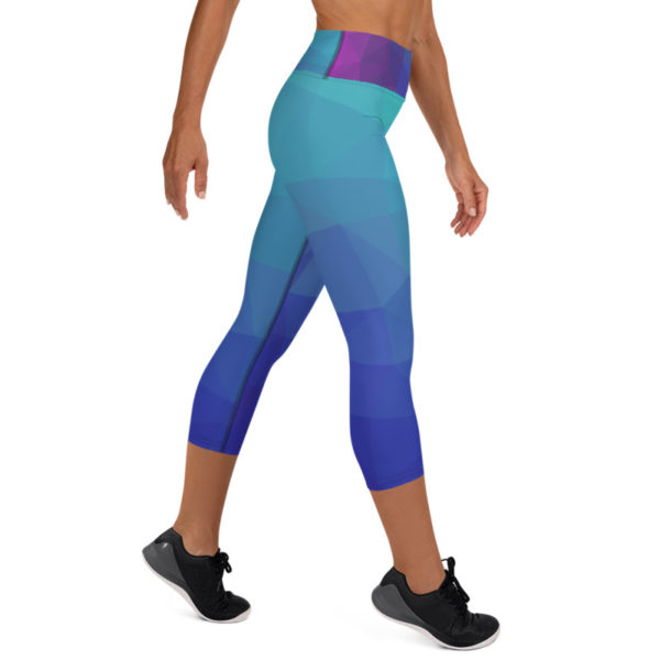 The Blues Capri Leggings, Yoga Pants - Image 10