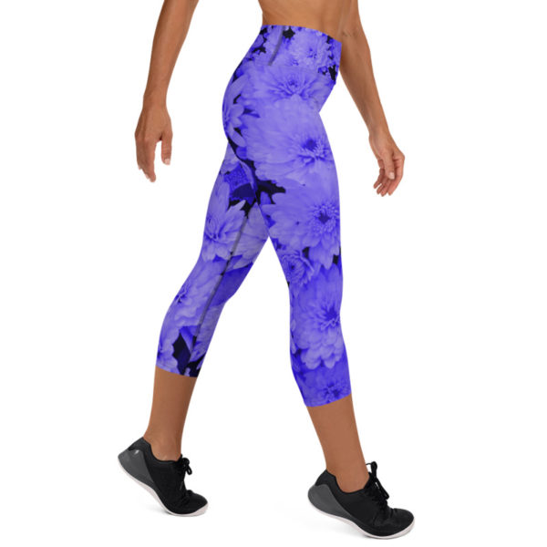 Purple Passion Capri Leggings, Yoga Pants - Image 9