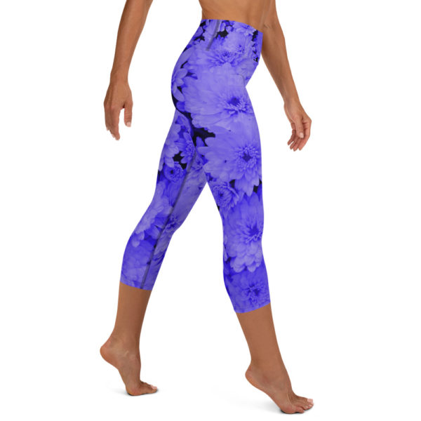 Purple Passion Capri Leggings, Yoga Pants - Image 3