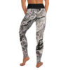 Black and White Galaxy Print  Yoga Pants,  Leggings - Image 6