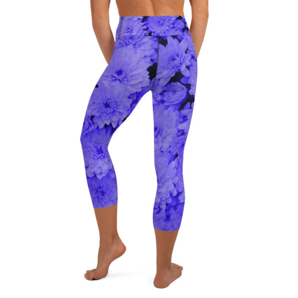 Purple Passion Capri Leggings, Yoga Pants - Image 4