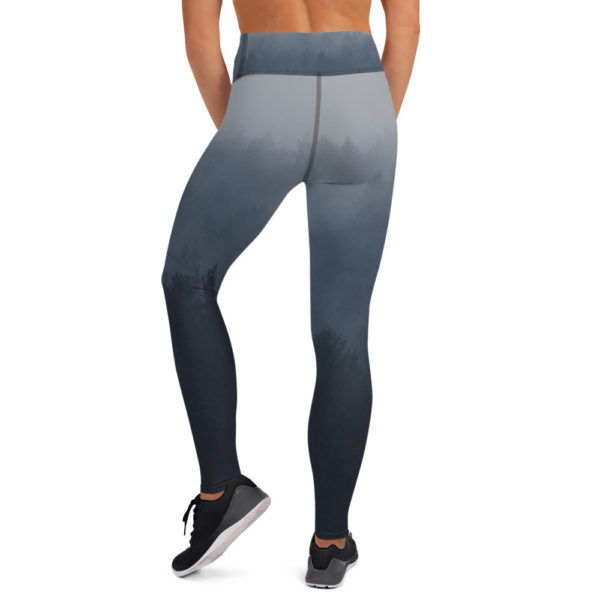 Black Ombre Yoga Pants, Grey Leggings - Image 6
