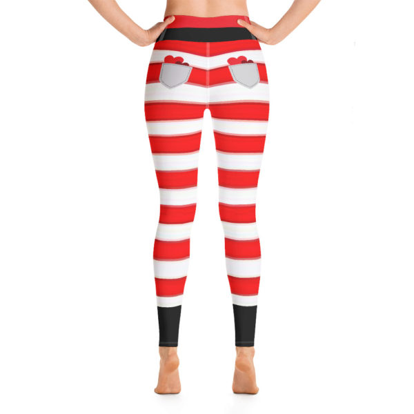 Christmas Santa Pants Leggings, Holiday Yoga Pants, winter leggings - Image 9