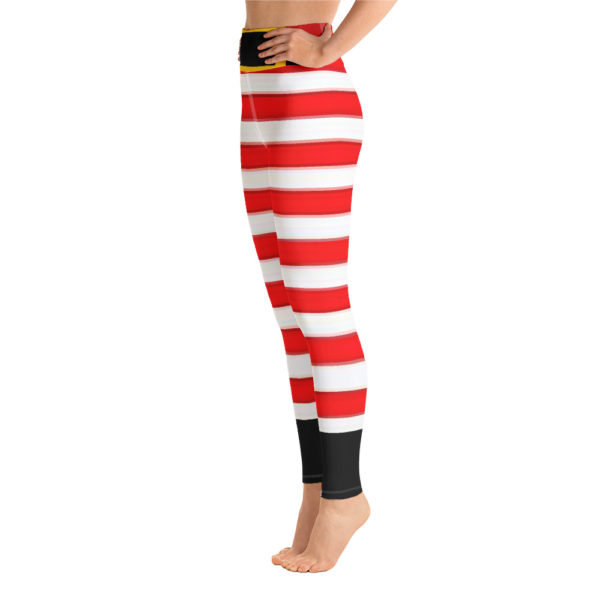 Christmas Santa Pants Leggings, Holiday Yoga Pants, winter leggings - Image 7