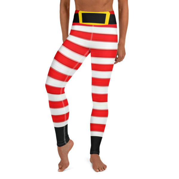 Christmas Santa Pants Leggings, Holiday Yoga Pants, winter leggings - Image 6