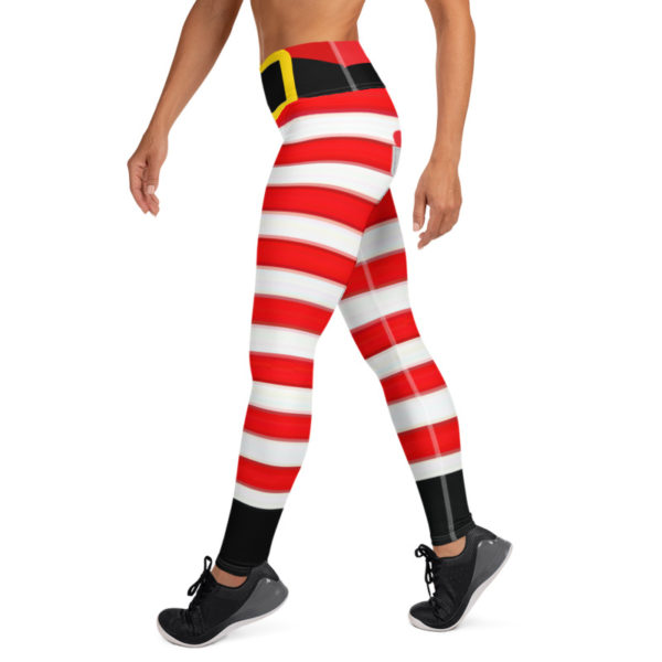 Christmas Santa Pants Leggings, Holiday Yoga Pants, winter leggings - Image 10