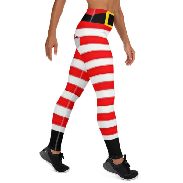 Christmas Santa Pants Leggings, Holiday Yoga Pants, winter leggings - Image 11