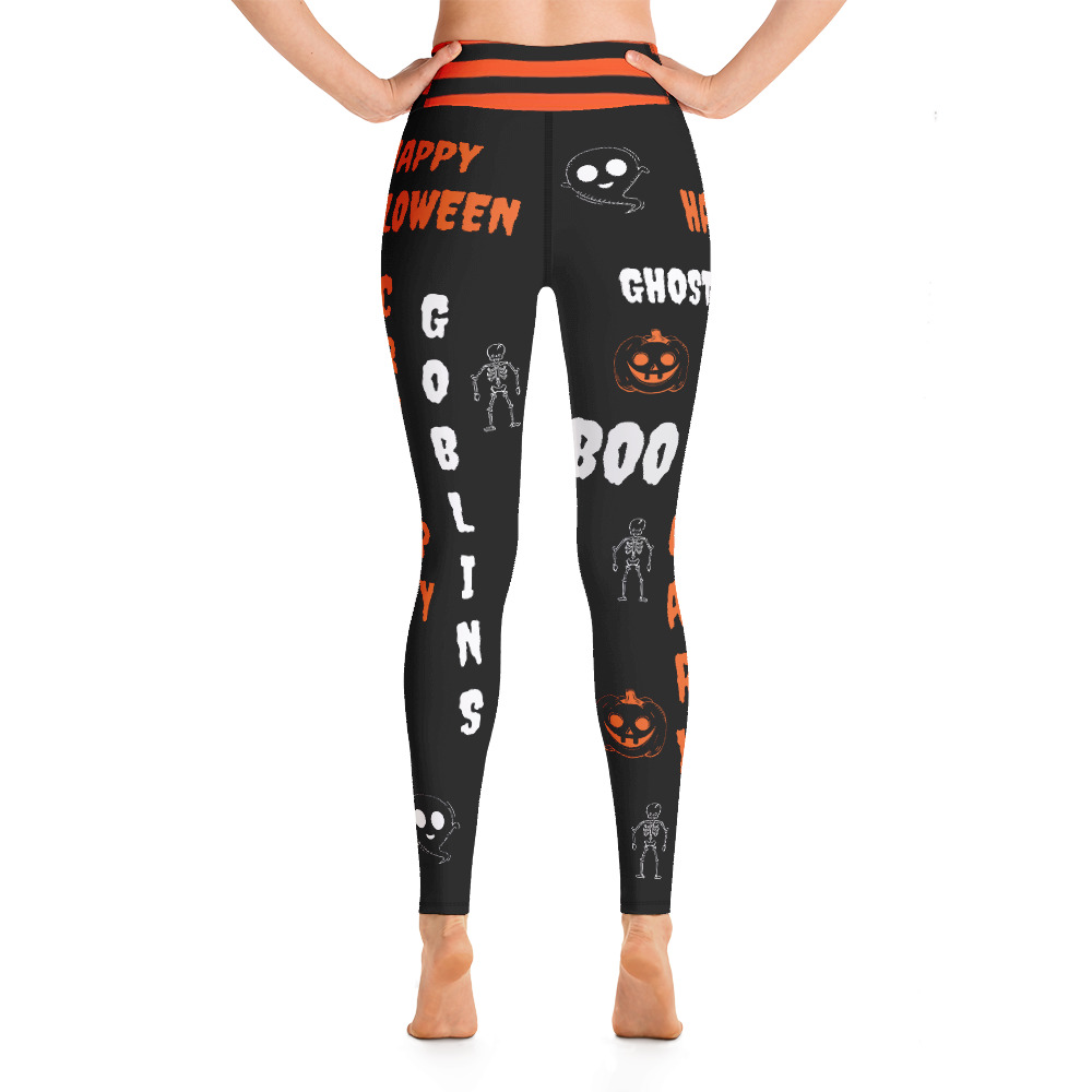 Halloween Leggings, Yoga Pants, Holiday Printed Leggings – Essentially ...