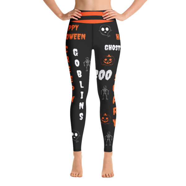 Halloween Leggings, Yoga Pants, Holiday Printed Leggings - Image 2