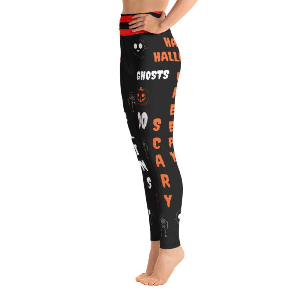 Halloween Leggings, Yoga Pants, Holiday Printed Leggings - Image 3