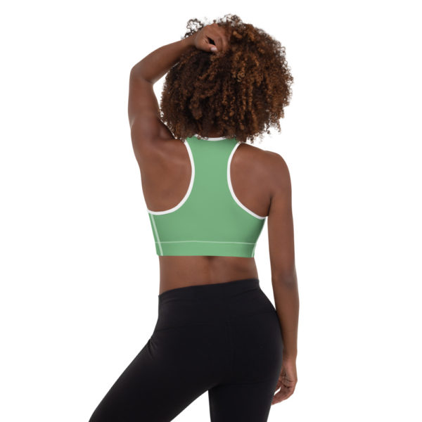 Naughty or Nice Christmas Padded Sports Bra - Image 4