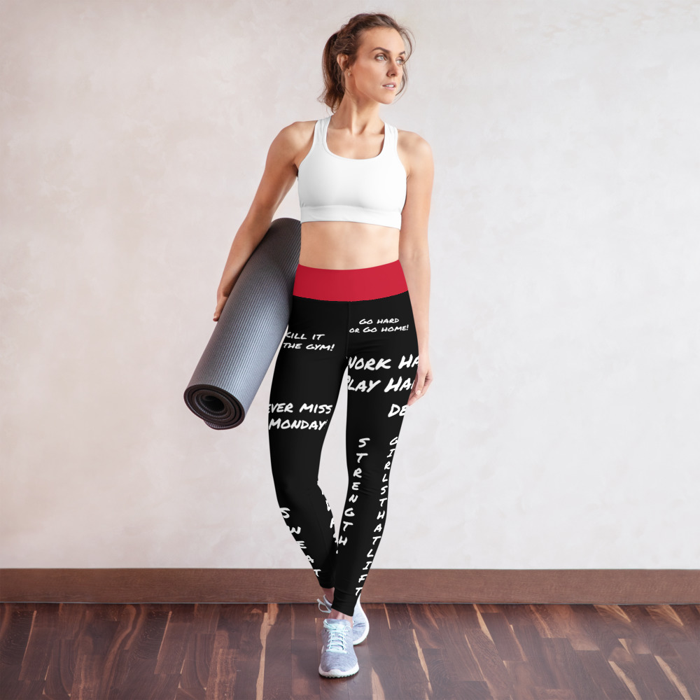 Badass Printed Leggings, Yoga Pants, Workout leggings – Essentially Savvy
