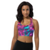 Color me beautiful Longline sports bra