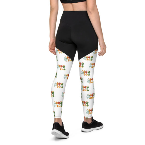 Good Vibes Sports Leggings - Image 3
