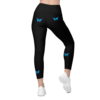 Blue Butterfly Crossover leggings with pockets - Image 6