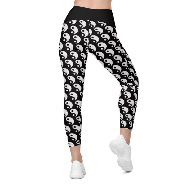 Yin and Yang Crossover leggings with pockets - Image 6
