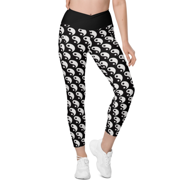 Yin and Yang Crossover leggings with pockets - Image 8