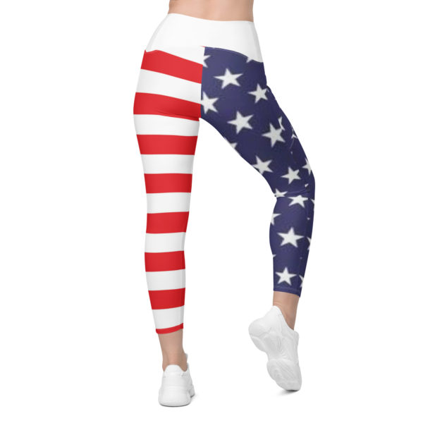 4th of July Leggings with Star Pockets - Image 7