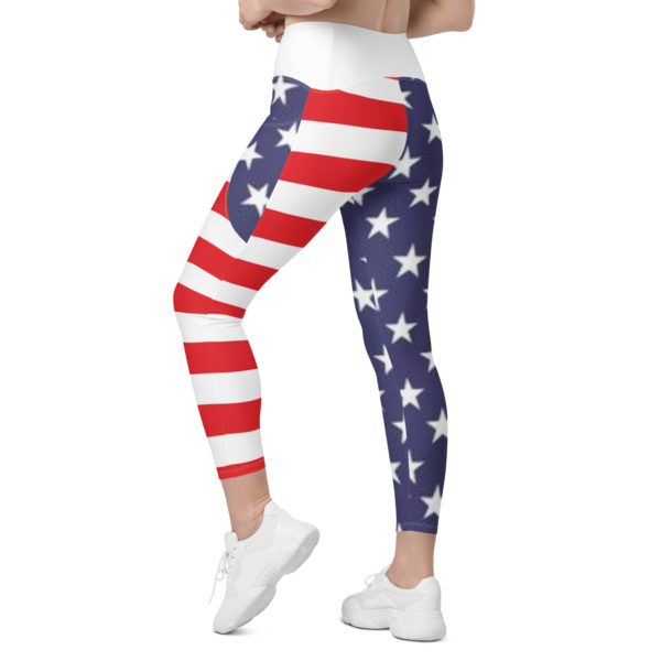 4th of July Leggings with Star Pockets - Image 6