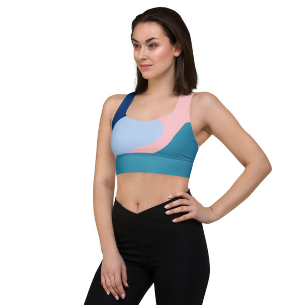Abstract Longline sports bra - Image 2