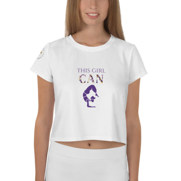 This Girl Can Crop T Shirt