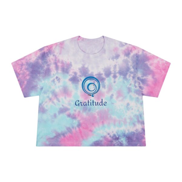 Gratitude Tie-Dye Crop Tee - Image 2