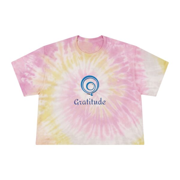 Gratitude Tie-Dye Crop Tee - Image 7