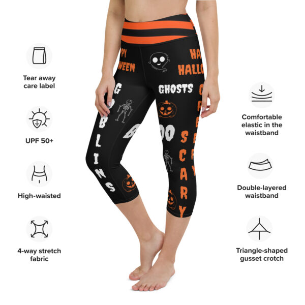 Halloween Capri Leggings - Image 3